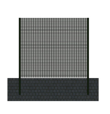 Alta segurança soldada de 358 Mesh Fencing Panels Anti Climb
